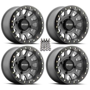 Method 401 Beadlock Wheels/Rims Titanium 15