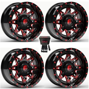 Fuel Lethal UTV Wheels Red/Black 14