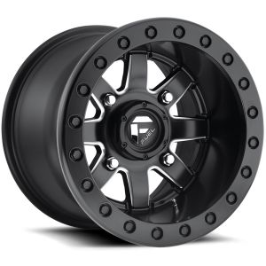 Fuel Maverick Beadlock 14x7 ATV/UTV Wheel - Matte Black/Milled (4/156) 5+2