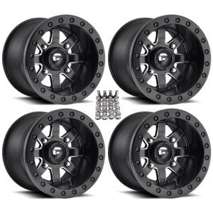 Fuel Maverick Beadlock ATV Wheels Milled (5+2) 15