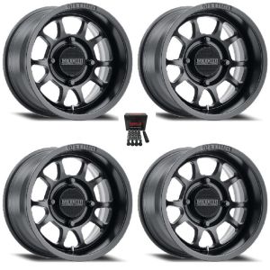 Method 409 15x10 Wide Wheels Black (5+5) Can-Am Commander Maverick Renegade Outlander Defender