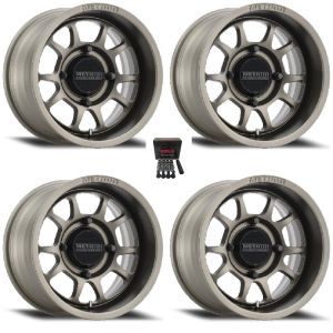 Method 409 15x10 Wide Wheels Grey (5+5) Polaris RZR 1000 XP / Ranger XP 900/1000