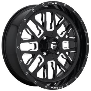 Fuel Stroke 22x7 ATV/UTV Wheel - Gloss Black (4/137) 4+3 [D6112270A644]