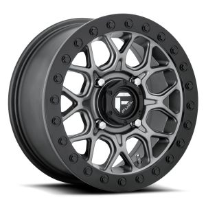 Fuel Tech Beadlock 15x7 ATV/UTV Wheel - Gunmetal (4/156) 5+2 [D9191570A554]