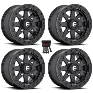 Fuel Maverick Beadlock UTV Wheels Matte Black 15