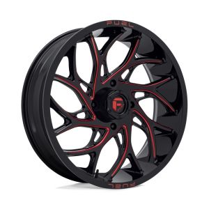 Fuel Runner 18x7 ATV/UTV Wheel - Gloss Black/Red (4/137) +13mm [D7791870A644]