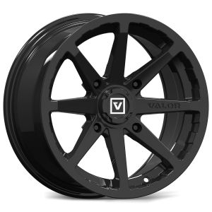 Valor V01 14x7 ATV/UTV Wheel - Gloss Black (4/110) +15mm [V01-1470P1510GB]