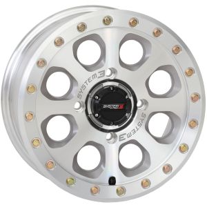 System 3 SB-7 Beadlock 15x7 ATV/UTV Wheel - Machined (4/137) 5+2 [15S3-7837]