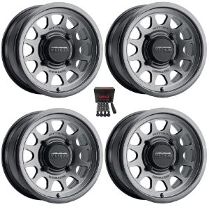 Method 414 15x10 Wide Wheels Graphite (+25mm) Polaris RZR 1000 XP / Ranger XP 900/1000