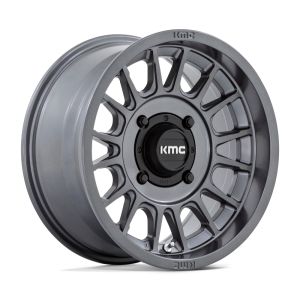 KMC KS138 Impact 15x7 ATV/UTV Wheel - Anthracite (4/137) +10mm [KS138AX15704810]