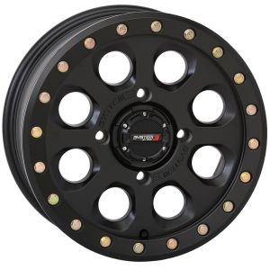 System 3 SB-7 Beadlock 18x7 ATV/UTV Wheel - Matte Black (4/137) 4+3 [18S3-7537]