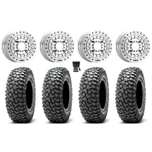 MetalFX Hitman Beadlock 15x6 Wheels Raw 35