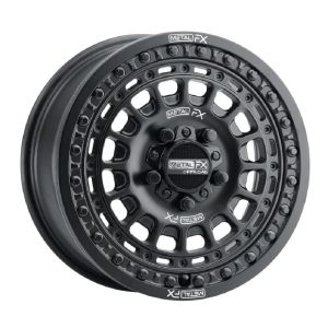 MetalFX Hitman R Beadlock 15x7 UTV Wheel - Satin Black 5x4.5 +61mm [78120]
