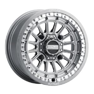 MetalFX Delta Bdlk Contrast Cut 15x7 UTV Wheel - Gunmetal 4/156 +25mm [78308]