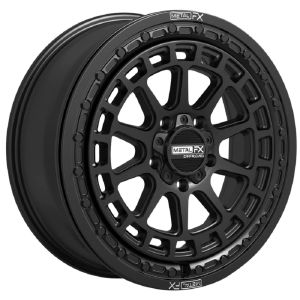 MetalFX Outlaw R Beadlock 17x7 UTV Wheel - Satin Black 5x4.5 +61mm [78530]