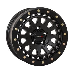 System 3 SB-6 Beadlock 15x7 UTV Wheel - Matte Black (5x4.5) 4+3 [15S3-6544]