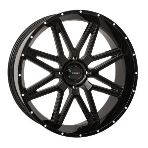 System 3 ST-7 24x9 ATV/UTV Wheel - Gloss Black (4/137) 5+4 [24S3-7137]