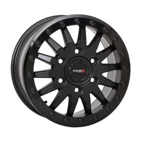 System 3 SB-8 Beadlock 15x7 UTV Wheel - Matte Black (6x5.5) +38mm [15S3-8565]