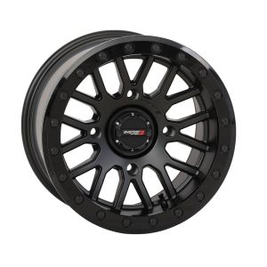 System 3 SB-9 Beadlock 15x9 ATV/UTV Wheel - Matte Black (4/137) 5+4 [15S3-9537]