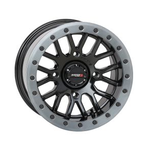 System 3 SB-9 Beadlock 15x9 ATV/UTV Wheel - Gloss Black (4/156) 5+4 [15S3-9156]