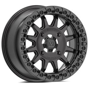 Valor V09 Beadlock 15x7 UTV Wheel-Brushed Charcoal (4/156)+40mm[V09-1570P4056BC]