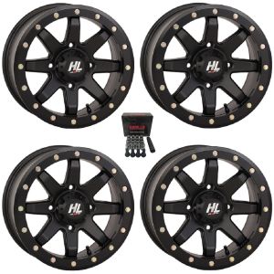 High Lifter by STI HL9 Beadlock 14x7/14x10 Wheels Black Polaris RZR 1000 XP / Ranger XP 900/1000