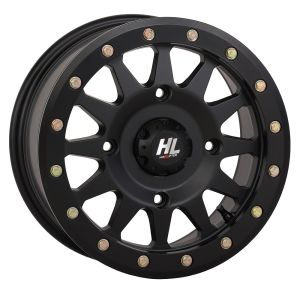 High Lifter by STI HLA1 Beadlock 15x7 ATV/UTV Wheel - Matte Black (4/137) 5+2