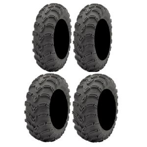 Full Set of ITP Mud Lite (6ply) 25x8-12 and 25x10-11 ATV Tires (4)