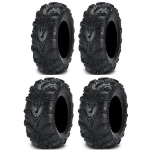 Full set of ITP Mud Lite II (6ply) 27x9-12 and 27x11-12 ATV Tires (4)