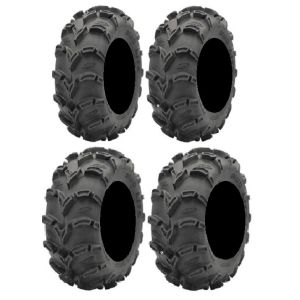 Full set of ITP Mud Lite XXL (6ply) 30x10-14 and 30x12-14 ATV Tires (4)