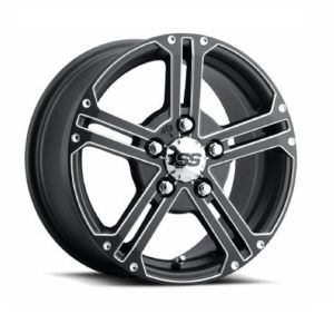 ITP SS212 Black Milled UTV Wheel Front/Rear 15x7 5x4.5 (6+1) [15SS545BX]