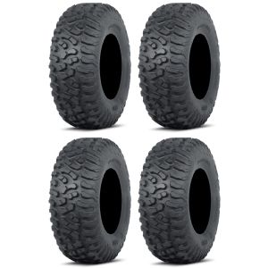 Full set of ITP Terra Hook (8ply) Radial 27x9-14 and 27x11-14 ATV Tires (4)