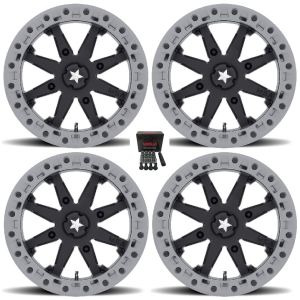 MSA M31 Lok2 ATV Wheels/Rims Black 14