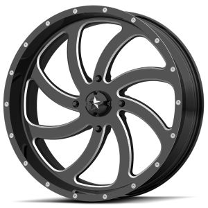 MSA M36 Switch 22x7 ATV/UTV Wheel - Milled (4/137) +0mm [M36-022737M]