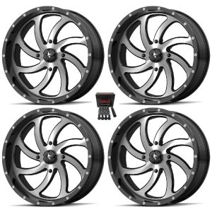 MSA M36 Switch ATV Wheels/Rims Machined 20