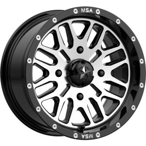 MSA M38 Brute 14x7 ATV/UTV Wheel - Machined (4/137) +10mm [M38-04737]