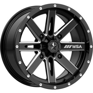 MSA M41 Boxer 15x7 ATV/UTV Wheel - Milled (4/137) +10mm [M41-05737]