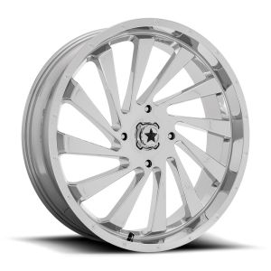 MSA M46 Blade 20x7 ATV/UTV Wheel - Chrome (4/110) +0mm [M46-020710C]