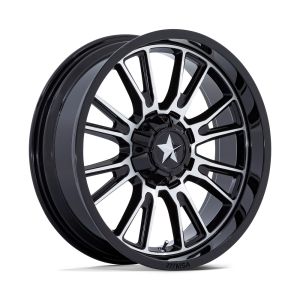 MSA M51 ThunderLips 20x7 Wheel- Bk/Machined (4/137+4/156) +0mm [MA051BD20704A00]