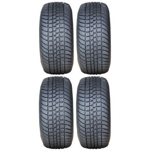 Full set of MotoSport EFX Lo-Pro 225x35-12 (4ply) Golf Cart Tires (4)