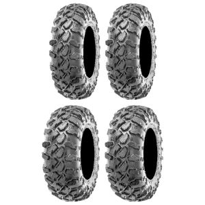 Full set of Maxxis Carnage Radial 29x9-14 and 29x11-14 ATV Tires (4)