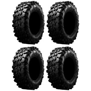 Full set of Maxxis Carnivore Radial (8ply) ATV Tires 30x10-14 (4)