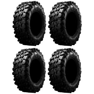 Full set of Maxxis Carnivore Radial (8ply) ATV Tires 35x10-15 (4)