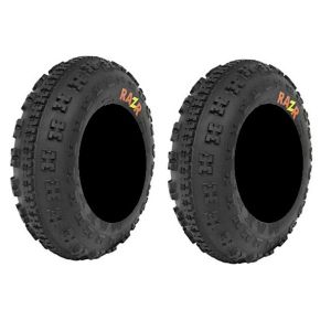 Pair of Maxxis Razr Front ATV Tires 4ply 22x7-10 (2)