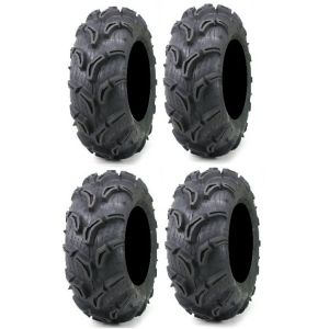 Full set of Maxxis Zilla 28x9-14 and 28x11-14 ATV Mud Tires (4)