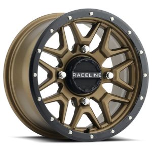 Raceline Krank 14x7 ATV/UTV Wheel - Bronze (4/110) +10mm [A94BZ-47011+10]