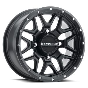 Raceline Krank 14x7 ATV/UTV Wheel - Satin Black (4/137) +10mm [A94B-47037+10]