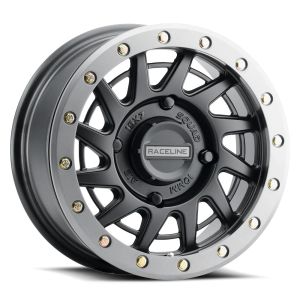 Raceline Squad Beadlock 15x7 ATV/UTV Wheel - Satin Black (4/137) +38mm