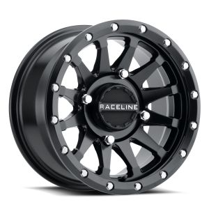 Raceline Trophy 14x7 ATV/UTV Wheel - Satin Black (4/110) +10mm [A95B-47010+10]