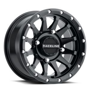 Raceline Trophy 14x7 ATV/UTV Wheel - Satin Black (4/137) +10mm [A95B-47037+10]